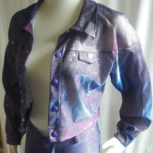 Two Piece Purple Pant Set